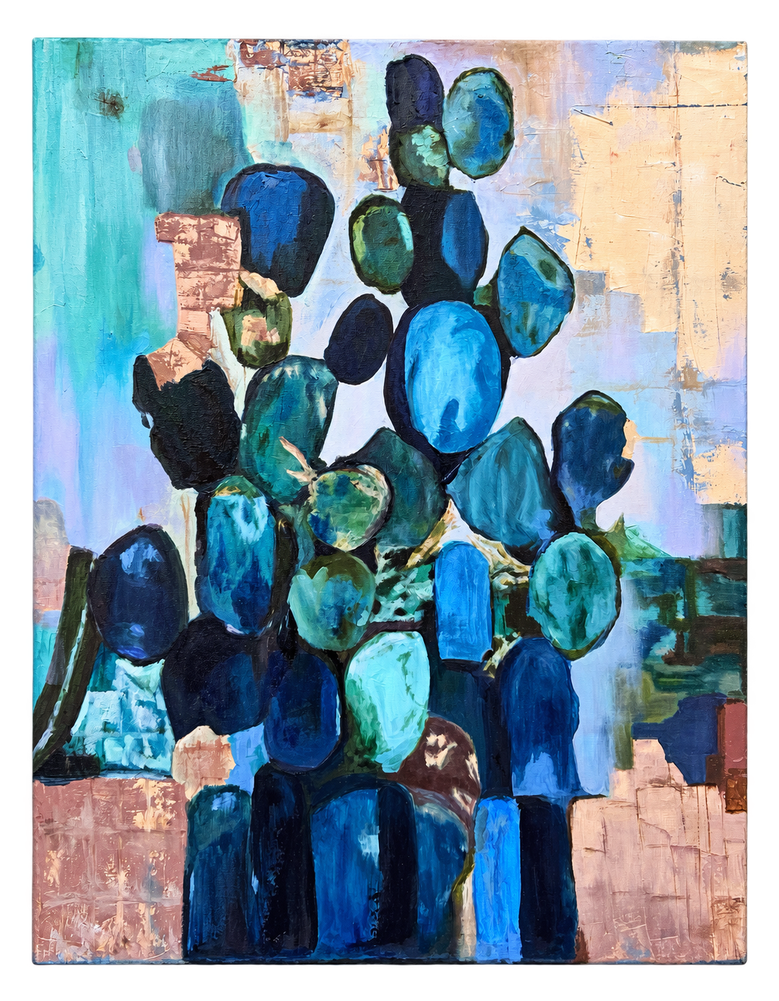 Лазурный кактус / Azure Cactus — Светлана Ряжкина / Svetlana Ryazhkina