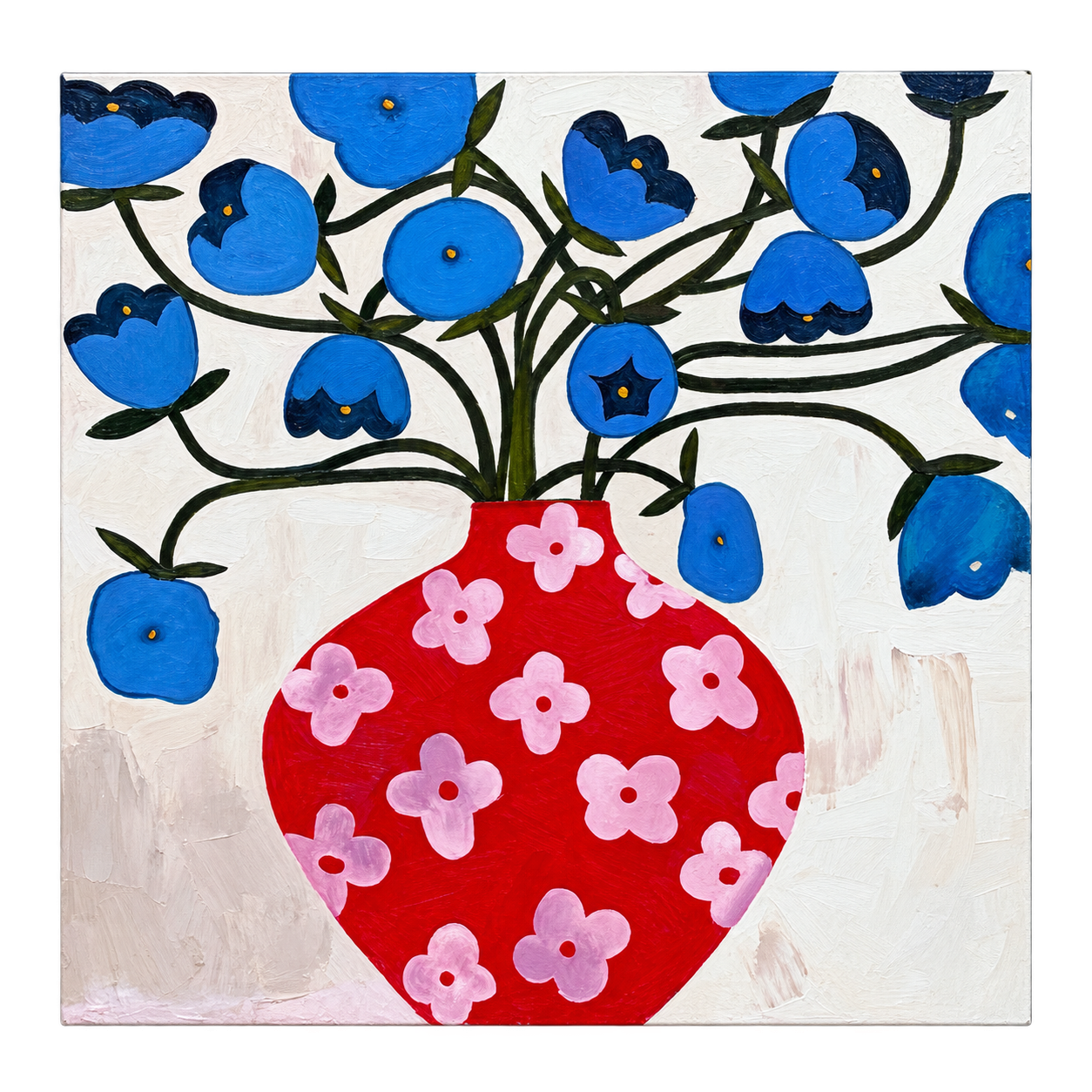 Ваза в цветочек / Floral Vase — Светлана Ряжкина / Svetlana Ryazhkina
