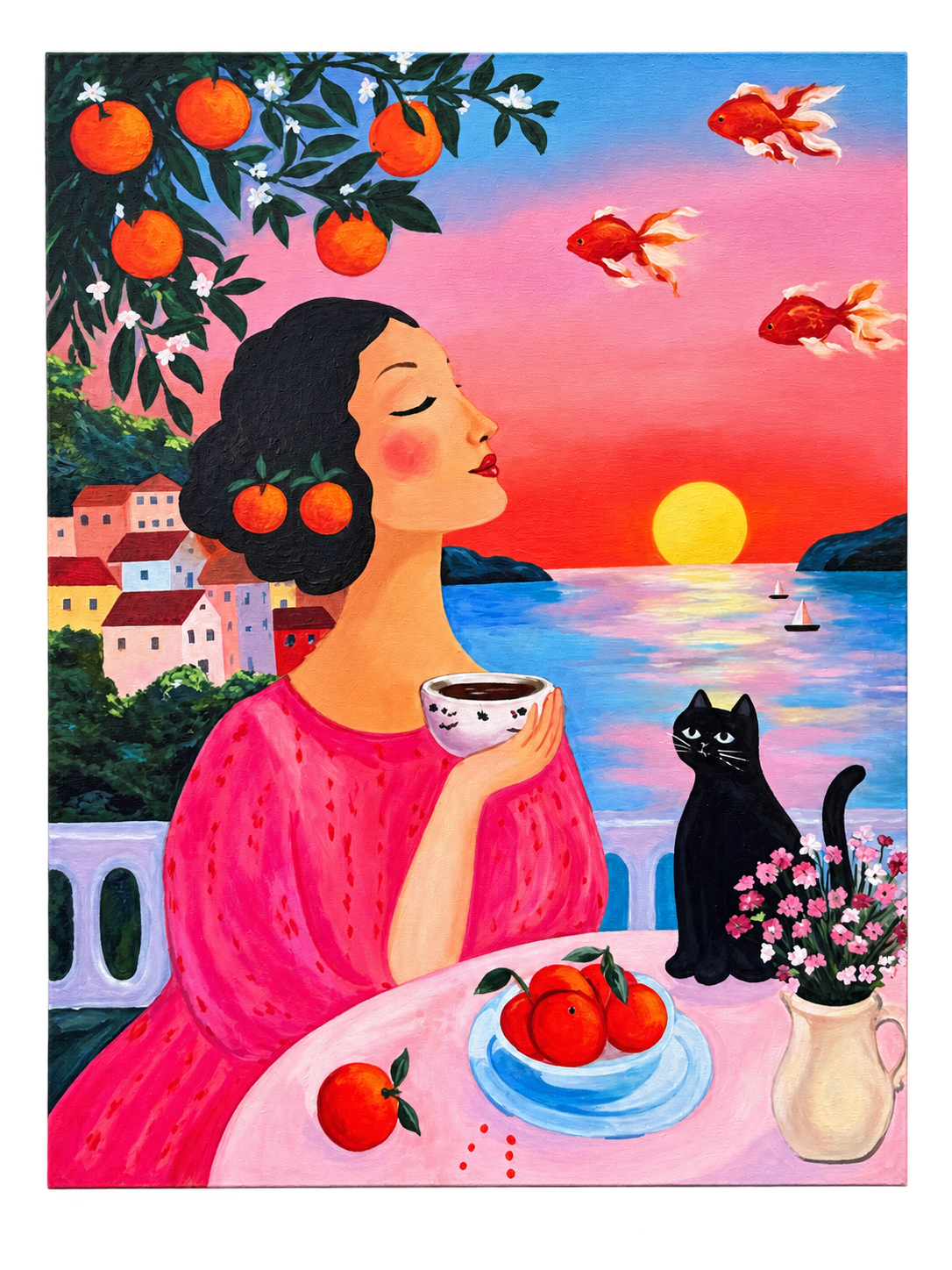 Апельсиновый закат / Orange Sunset — Светлана Ряжкина / Svetlana Ryazhkina